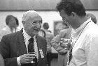 John Halas a KAFF-on Jankovics Marcell társaságában, 1988-ban. © Haris László