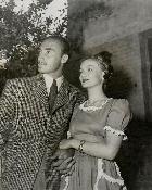 Tóth Endre Veronica Lake társaságában