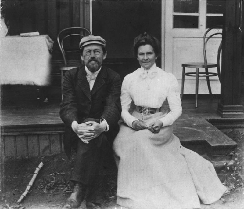 csehov és olga knipper 1901
