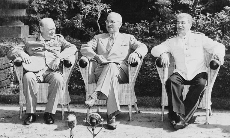 churchill, truman, sztalin potsdam